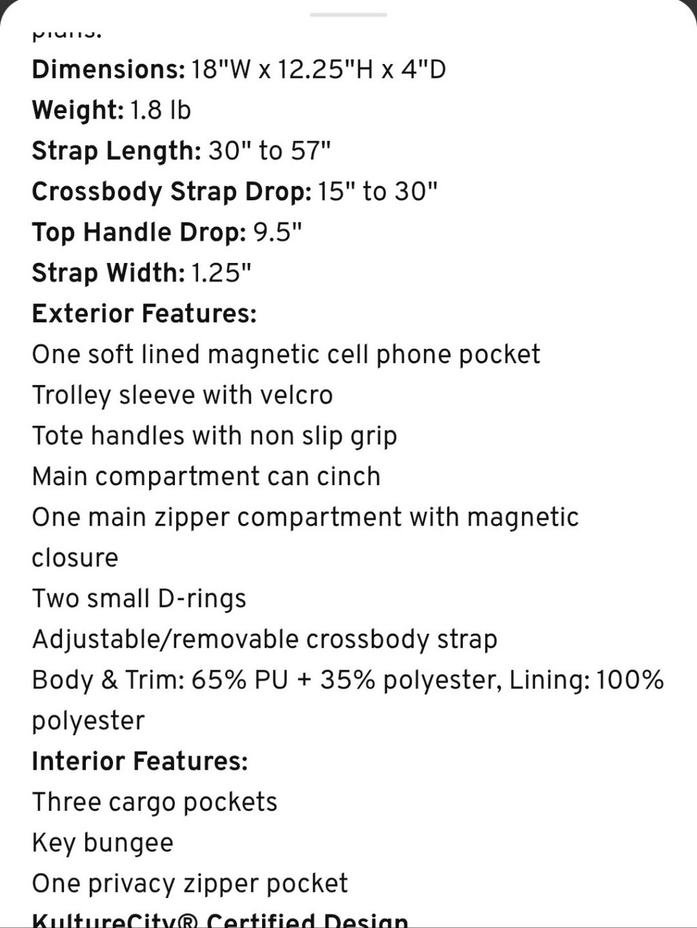 $130 Retail NWOT Lug Piper Slouchy Hobo Bag In Chai Latte - PLEASE READ - Picture 7 of 7